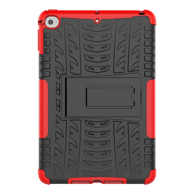 Tire Texture TPU+PC Shockproof Case for iPad Mini 2019, with Holder