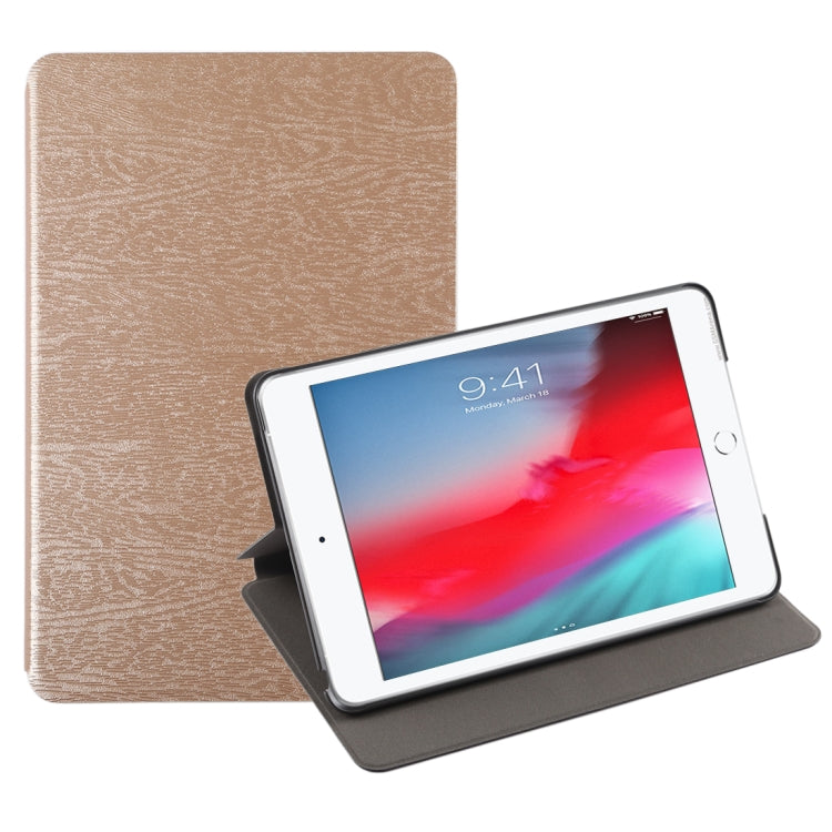 Tree Texture Horizontal Flip Leather Case for iPad Mini 2019, with Holder & Sleep / Wake-up Function