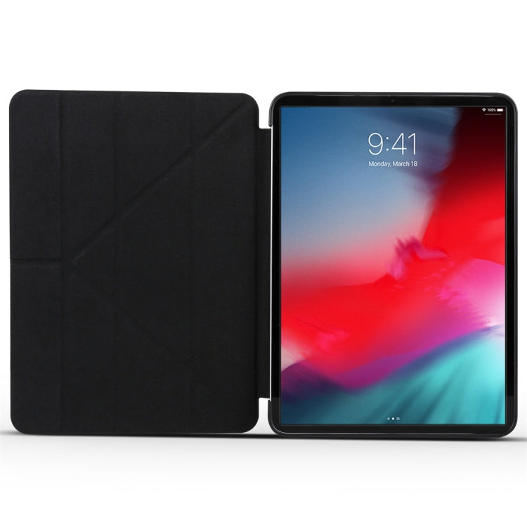 Millet Texture PU+ Silica Gel Full Coverage Leather Case for iPad Air (2019) / iPad Pro 10.5 inch, with Multi-folding Holder