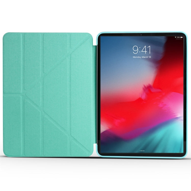 Millet Texture PU+ Silica Gel Full Coverage Leather Case for iPad Air (2019) / iPad Pro 10.5 inch, with Multi-folding Holder