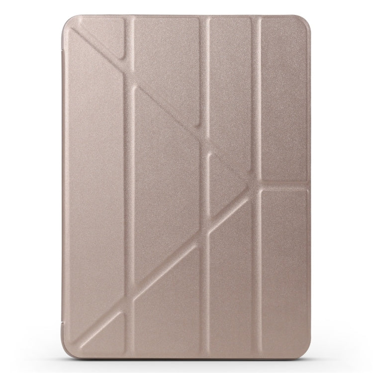 Millet Texture PU+ Silica Gel Full Coverage Leather Case for iPad Air (2019) / iPad Pro 10.5 inch, with Multi-folding Holder