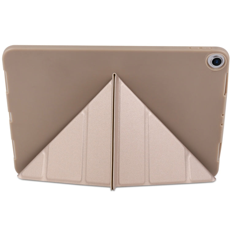 Millet Texture PU+ Silica Gel Full Coverage Leather Case for iPad Air (2019) / iPad Pro 10.5 inch, with Multi-folding Holder