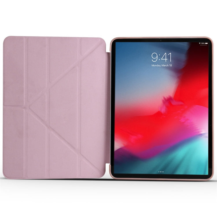 Millet Texture PU+ Silica Gel Full Coverage Leather Case for iPad Air (2019) / iPad Pro 10.5 inch, with Multi-folding Holder