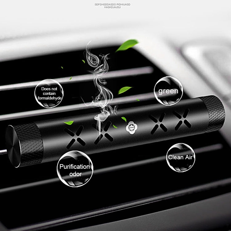 TOTUDESIGN DCTV-06 Car Air Freshener Natural Fruits and Flowers Flavour Perfume Vent Clip Styling Support Phone Holder