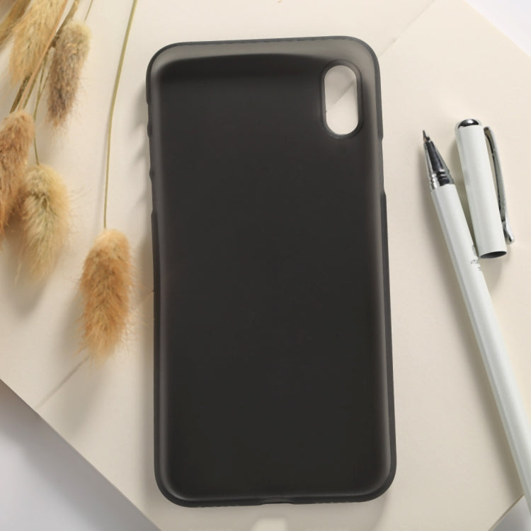 For iPhone X / XS Ultra-thin Frosted PP Protective Back Cover Case