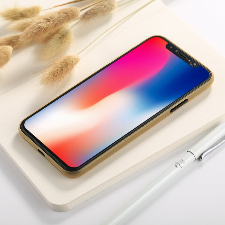 For iPhone X / XS Ultra-thin Frosted PP Protective Back Cover Case