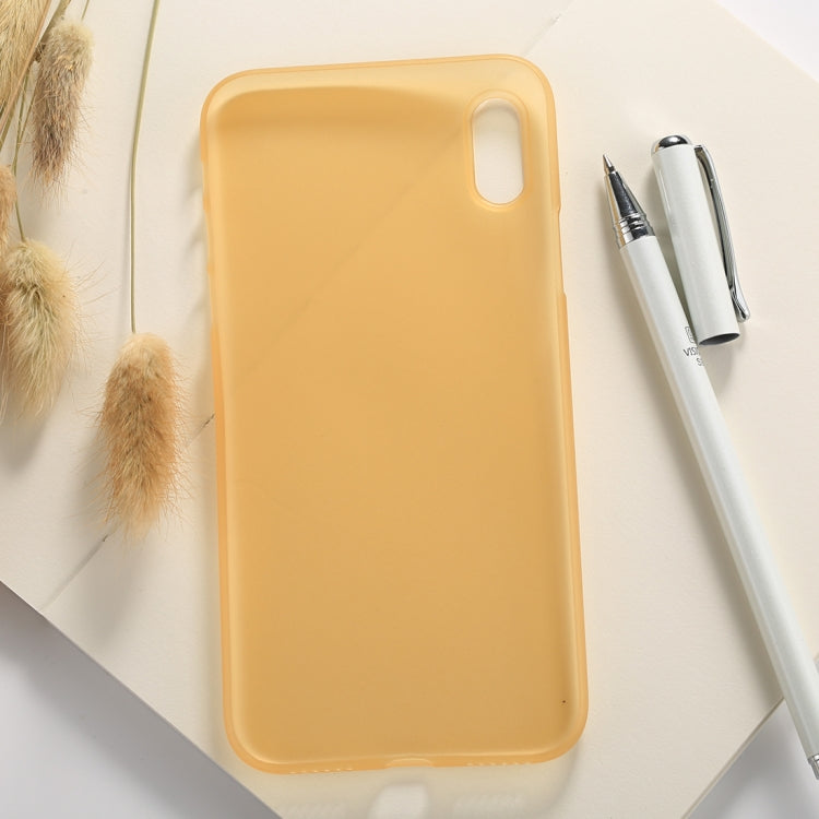 For iPhone X / XS Ultra-thin Frosted PP Protective Back Cover Case
