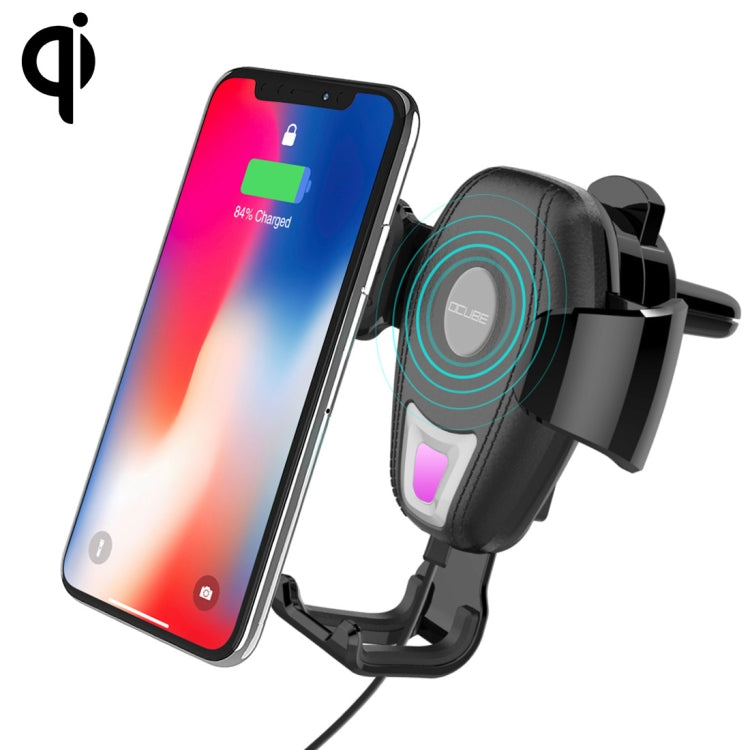 OCUBE S001 Wireless Charger Car Air Outlet Holder Charger,Support 4.7 inch to 6 inch Phones, For iPhone, Galaxy, Huawei, Xiaomi, LG, HTC and Other QI Standard Smart Phones