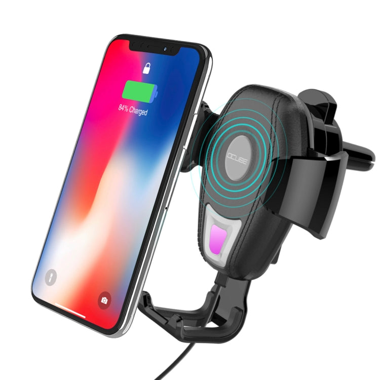 OCUBE S001 Wireless Charger Car Air Outlet Holder Charger,Support 4.7 inch to 6 inch Phones, For iPhone, Galaxy, Huawei, Xiaomi, LG, HTC and Other QI Standard Smart Phones