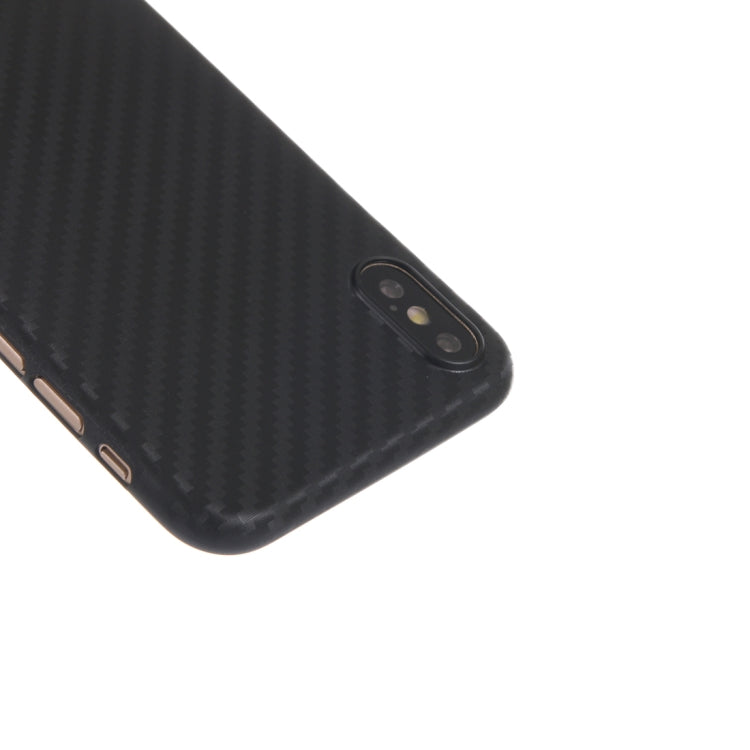 For iPhone XS Max Carbon Fiber Ultrathin PP Protective Case