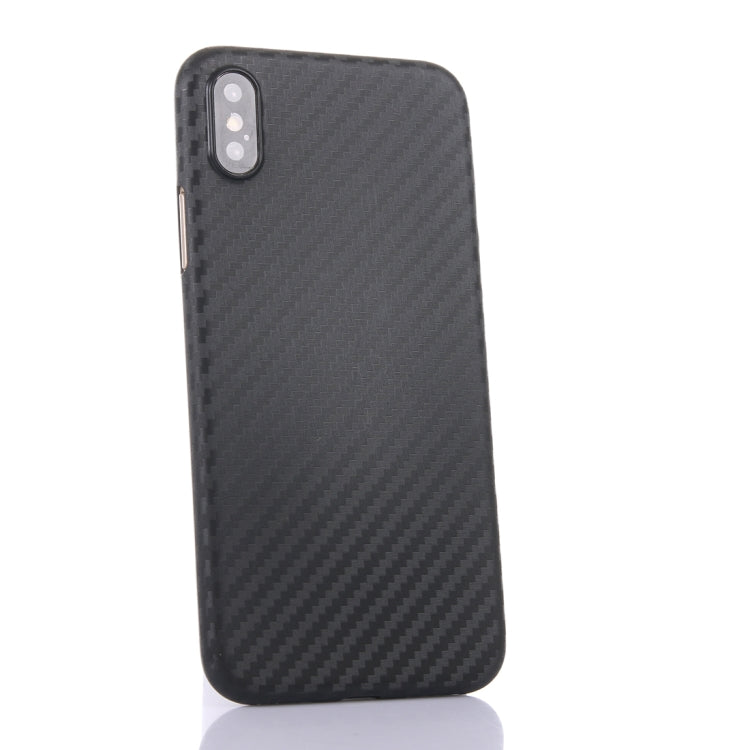 For iPhone XS Max Carbon Fiber Ultrathin PP Protective Case