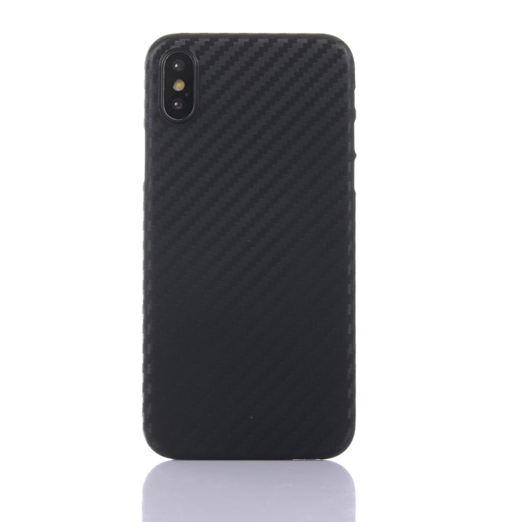 For iPhone XS Max Carbon Fiber Ultrathin PP Protective Case