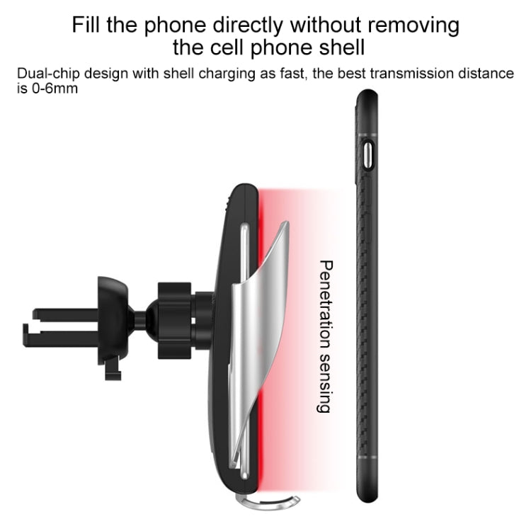 TOTUDESIGN King Series CACW-029 10W Induction Wireless Charging 4 - 6.5 inch Mobile Phone Car Mount