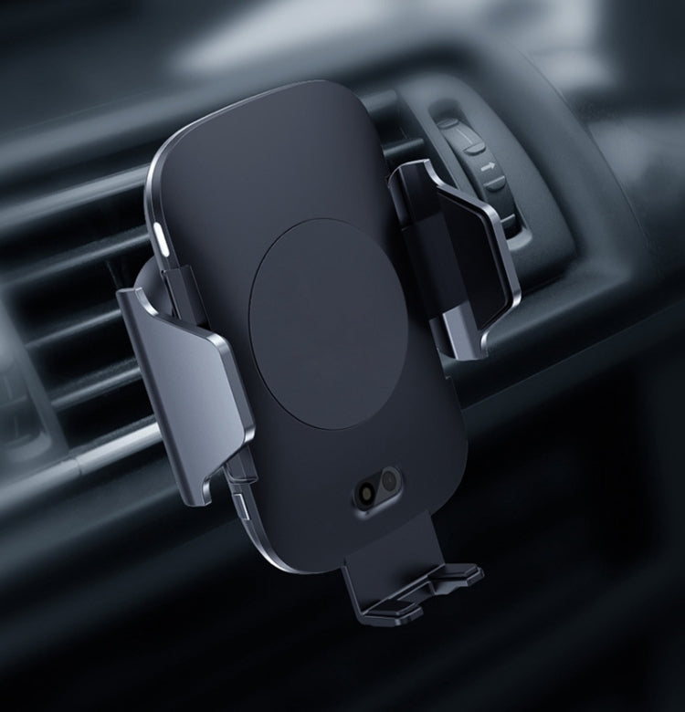C9 Infrared Sensing Automatic Car Air Outlet Bracket Qi Standard Wireless Charger(Black)