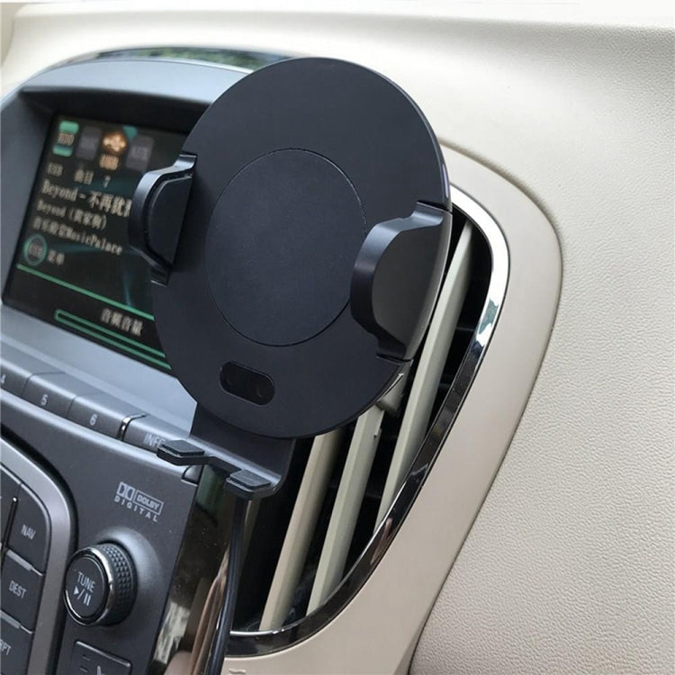 C11 Infrared Sensing Automatic Car Air Outlet Bracket Qi Standard Wireless Charger(Black)