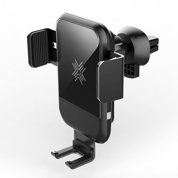 ROCK SPACE Gravity Sensing Auto Lock Wireless Charging Car Mount, For iPhone, Galaxy, Huawei, Xiaomi, Google, LG, HTC and other QI Standard 4.7- 6.3 inch Smart Phones