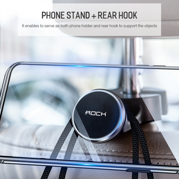 ROCK Multi-functional Car Headrest Magnetic Phone Holder