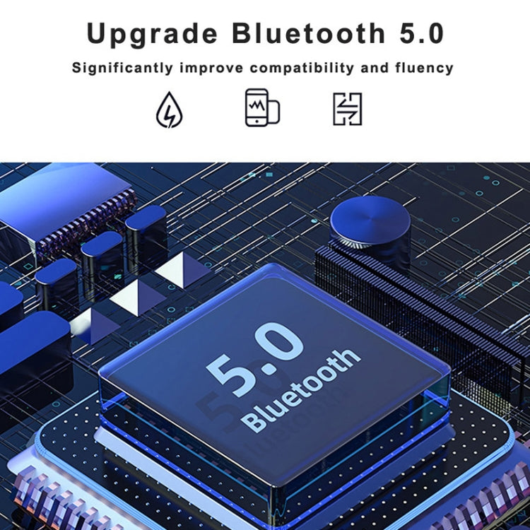 263 TWS CVC8.0 Noise Cancelling Bluetooth Earphone with Charging Box, Support Touch & Three-screen LED Battery Display & Phone Holder & Power Bank & HD Call & Voice Assistant(Black)