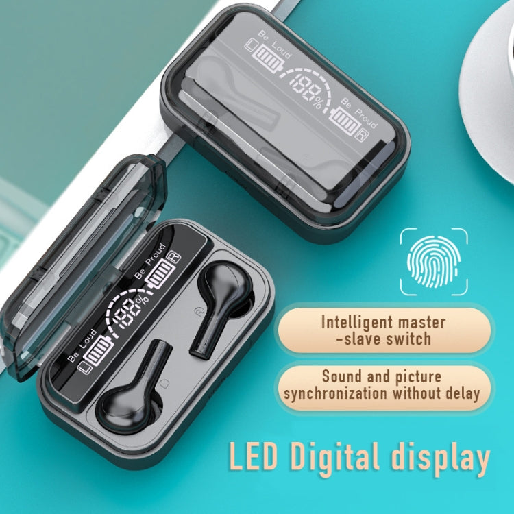 278 TWS External Noise Cancelling Touch Bluetooth Earphone with Charging Box, Support