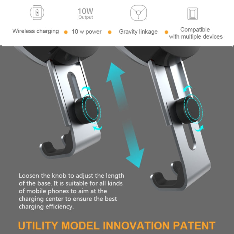 FC01 10W Car Fast Charging Wireless Charger