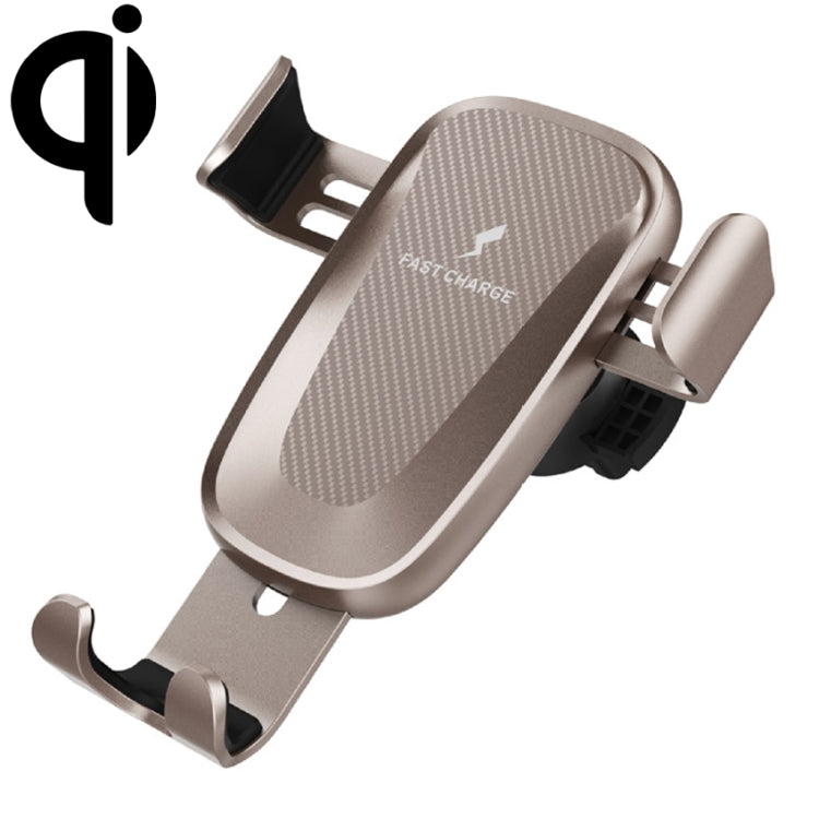 X276 QI Standard Vehicle Phone Air Vent Mount Gravity Bracket Wireless Charger