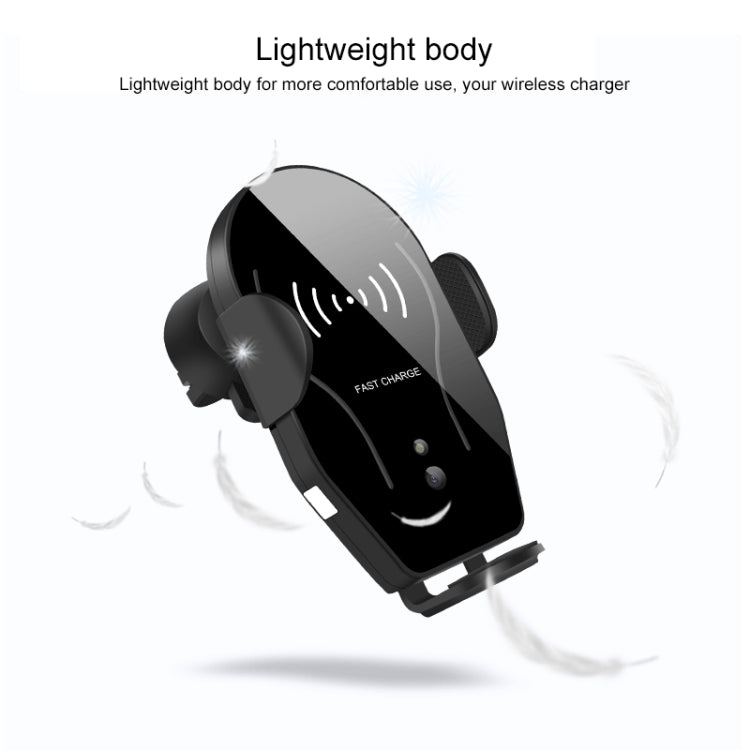 X8 QI Standard Vehicle Wireless Fast Charging Charger Infrared Intelligent Induction Bracket