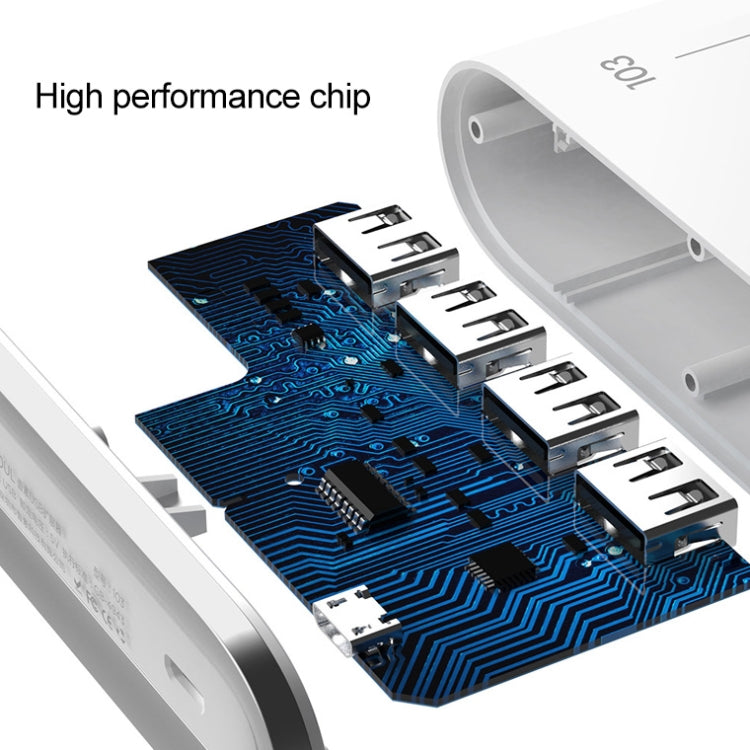 3life-103 5V 1A 4 USB Interfaces Air Force Two Extender HUB Data Hub