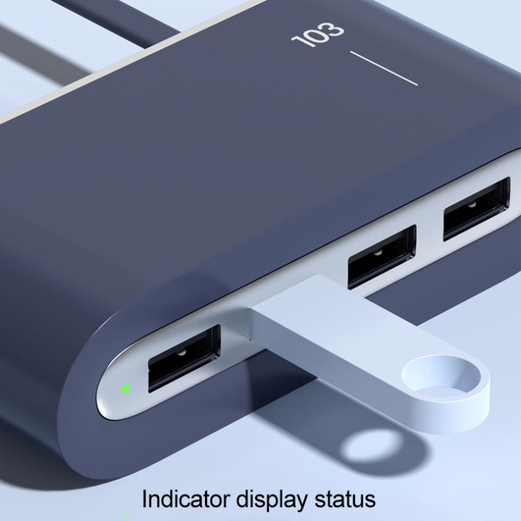 3life-103 5V 1A 4 USB Interfaces Air Force Two Extender HUB Data Hub