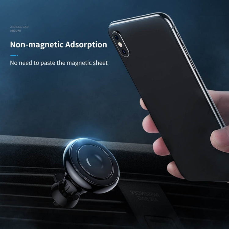 ROCK Universal Vacuum Air Bag Vent Car Phone Holder (Black)