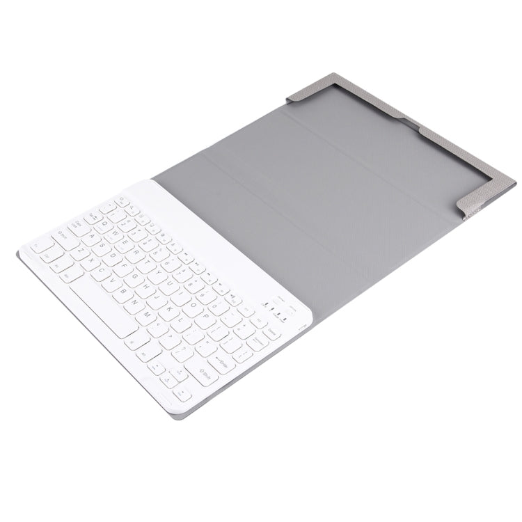 Teclast Tbook 10(WMC0600) Fashionable 2 in 1 Horizontal Flip Foldable Leather Tablet Case with Magnetic Suction Full Touch Keyboard(Grey)