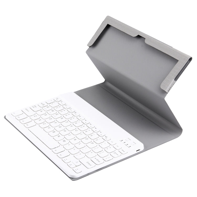 Teclast Tbook 10(WMC0600) Fashionable 2 in 1 Horizontal Flip Foldable Leather Tablet Case with Magnetic Suction Full Touch Keyboard(Grey)