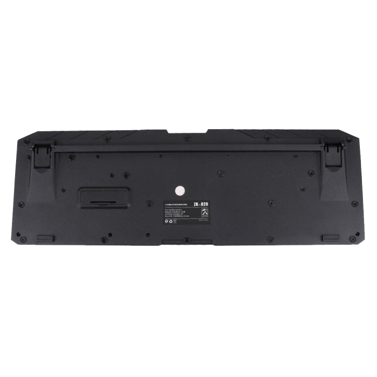 ZK-820 2.4GHz Wireless 104 Keys Keyboard + Wireless Optical Mouse with Embedded USB Receiver for Computer PC Laptop