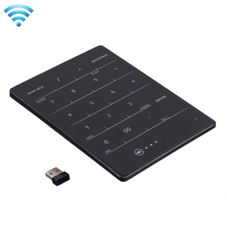 SK-35AG 19 Keys 2.4G Wireless Numeric Touch Keyboard Touchpad for Laptop(Black)