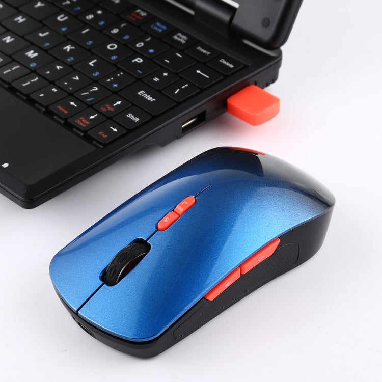 iMOUSE DSBH2-SUBAI01 2.4GHz USB Charging Wireless Smart Mouse, Support Voice Typing & Smart Search & Real-time Translation & Voice Assistant (Blue)