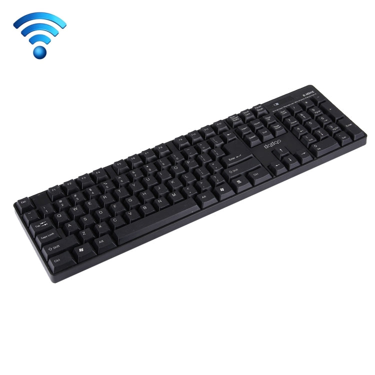 FC-8001 2.4GHz Wireless 104 Keys Keyboard with Embedded USB Receiver for Computer PC Laptop