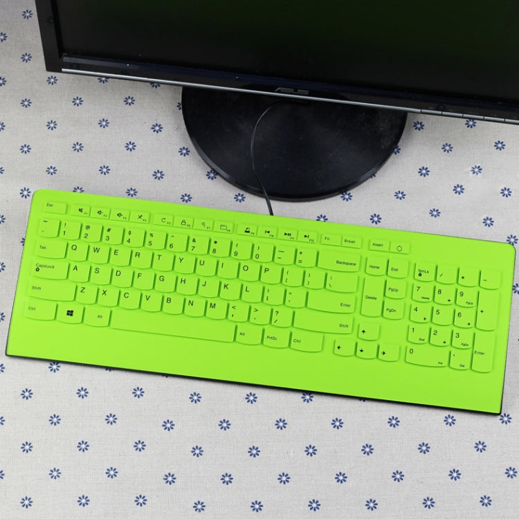 Desktop Computer Solid Color Silicone keyboard Protector Flim for Lenovo JME-2209U / KU-0989 / SK-8821 / S510