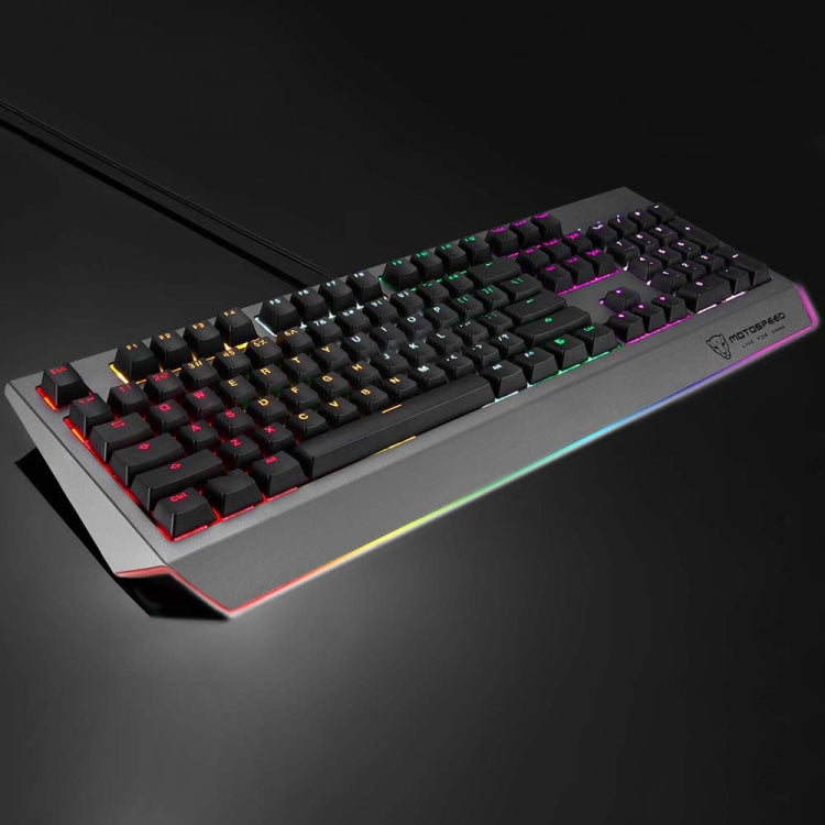 MOTOSPEED CK99 RGB Mechanical Keyboard 104 Keys with Backlight, Length:1.6m,