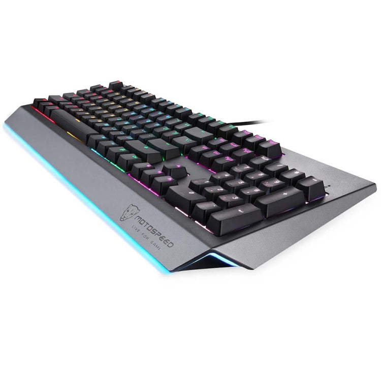 MOTOSPEED CK99 RGB Mechanical Keyboard 104 Keys with Backlight, Length:1.6m,