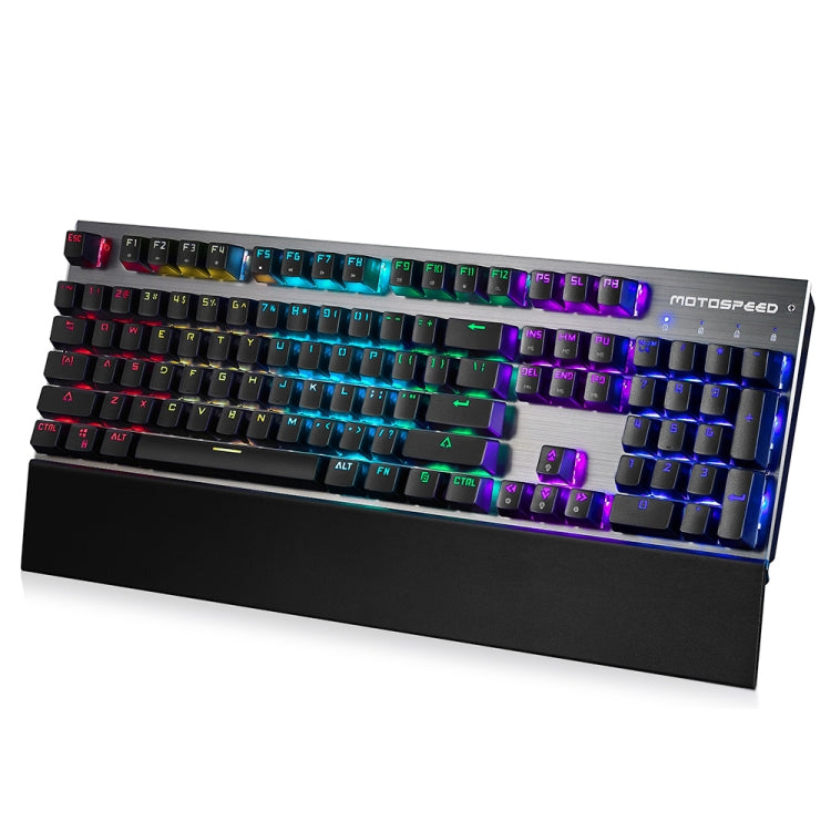 MOTOSPEED CK108 Mechanical Keyboard USB Wired Gaming Keyboard with 18 Backlight Mode,Blue Switch