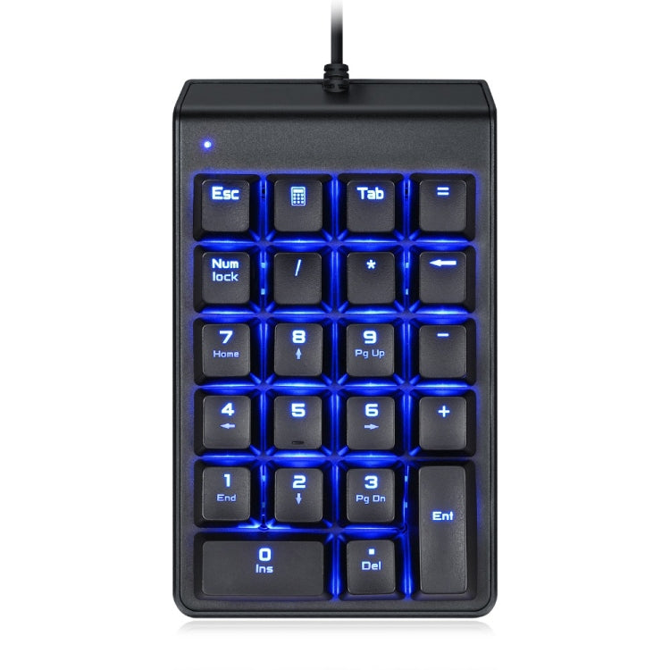 MOTOSPEED K22 Mechanical Numeric Keypad Wired 22 Keys Mini Backlight Keyboard Extended Layout