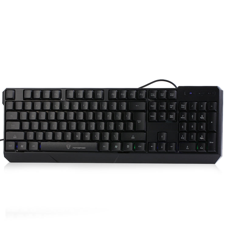 MOTOSPEED K70L Gaming Keyboard USB Wired 7 Color Backlight Ergonomic Design 104 Keys