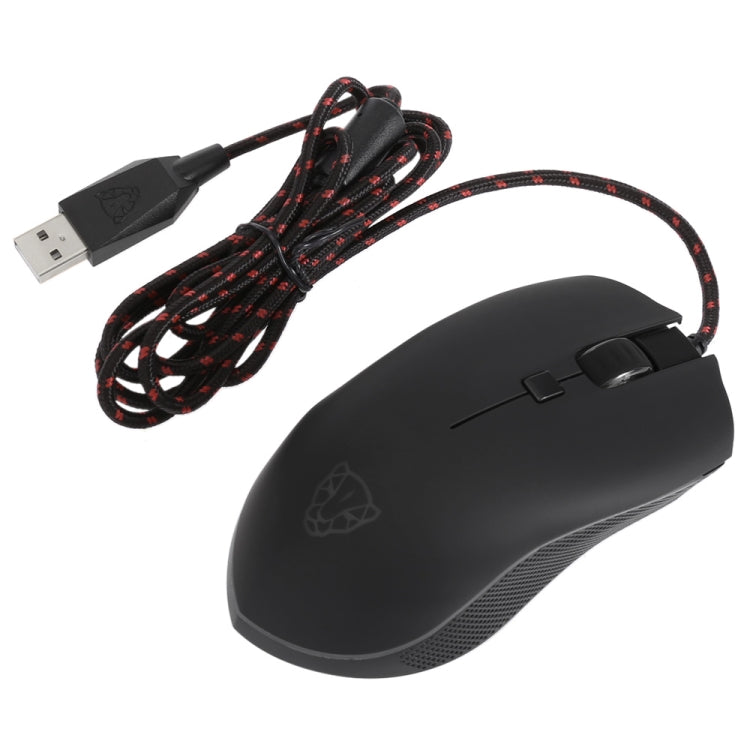 MOTOSPEED V40 USB Wired Gaming Mouse 6 Button Optical RGB LED Lights Mouse 4000DPI