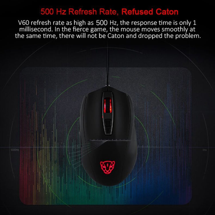 MOTOSPEED V60 5000 DPI Wired Gaming Mouse 7 Keys