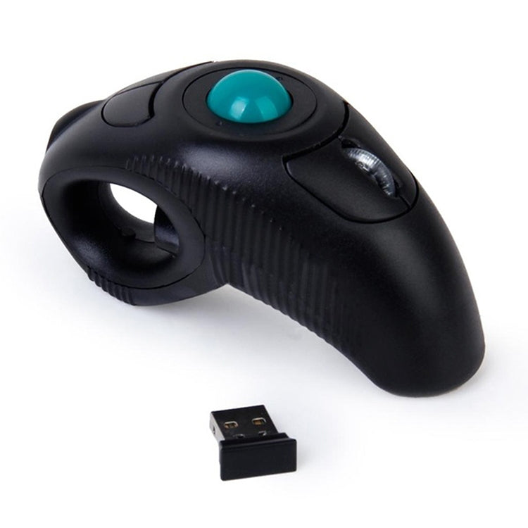 Y-10W 2.4GHz 1000DPI Ergonomic Wireless Optical Trackball Game Mouse with Laser