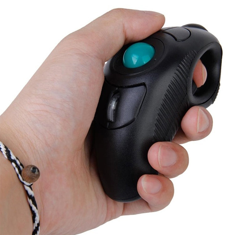 Y-10W 2.4GHz 1000DPI Ergonomic Wireless Optical Trackball Game Mouse with Laser