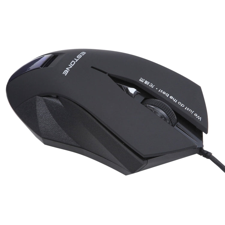 ESTONE E-8100 USB 6 Buttons 2400 DPI Wired Gaming Mouse for Computer PC Laptop
