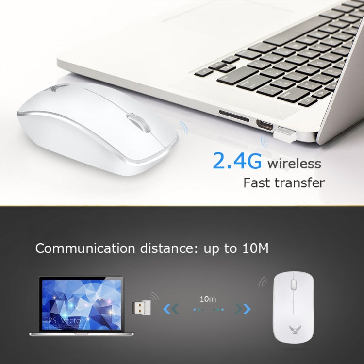 WSKY T16 2.4GHz Wireless 1600DPI Optical Mouse with Receiver