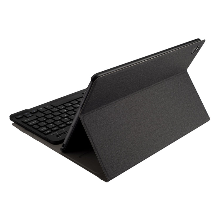 A18 Linen Texture Detachable Magnetic Plastic Bluetooth Keyboard Protective Leather Tablet Case for Huawei MediaPad M5 10.8 Pro / 10.8, with Stand