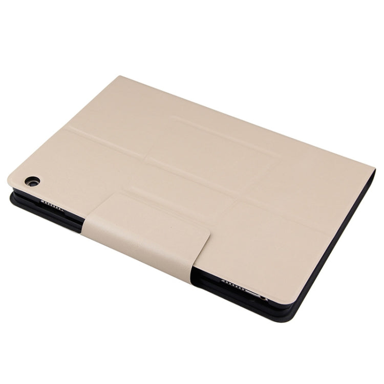 HW2031 Detachable Plastic Bluetooth Keyboard + Lambskin Texture PU Leather Tablet Case for Huawei Youth Editon MediaPad M3 Lite 10.1, with Bracket