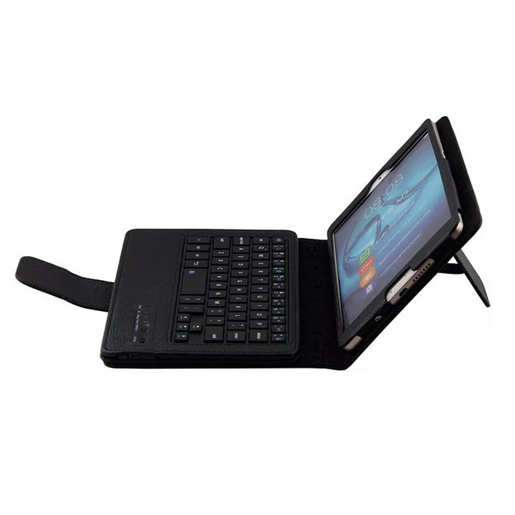 HW103M Detachable Plastic Bluetooth Keyboard + Litchi Texture PU Leather Tablet Case for Huawei MediaPad M3 8.4 inch, with Bracket